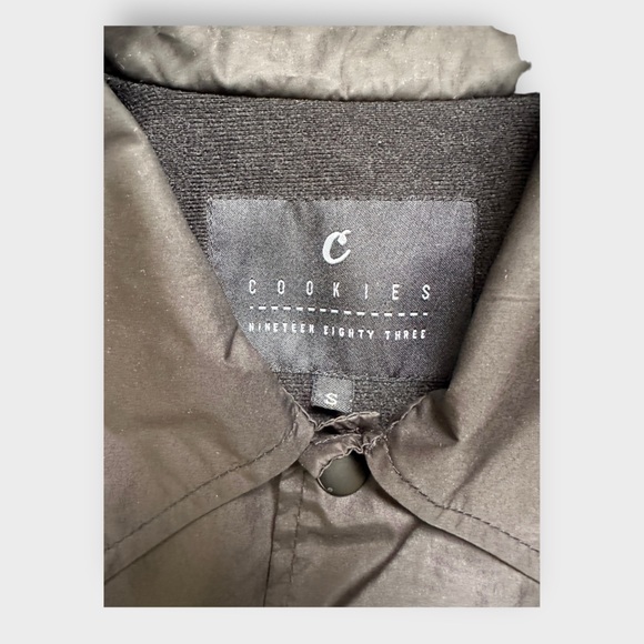 Cookies black coaches jacket, men’s small - Picture 5 of 5